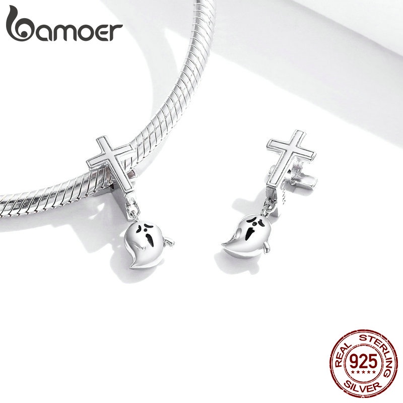 Hạt cườm BAMOER BSC324 bạc 925 phong cách  Halloween 6 loại tùy chọn phụ kiện trang sức vòng tay/vòng cổ DIY