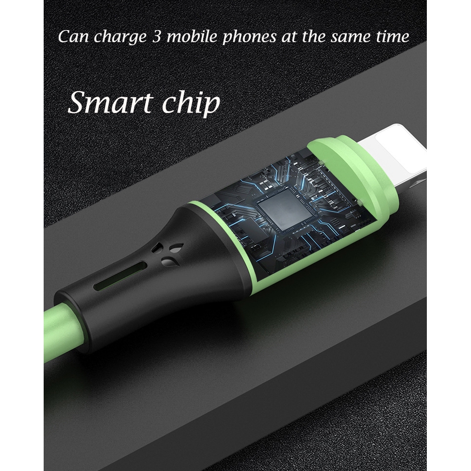 Dây Cáp Sạc Dạng Lỏng 3 Trong 1 Đa Năng Cho Android Apple Type-C