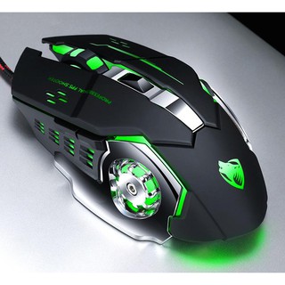 Chuột Gaming Dây 💎𝓕𝓡𝓔𝓔𝓢𝓗𝓘𝓟💎 Mouse Có Dây Gaming T-Wolf V6 (BH 12 Tháng) SPTECH COMPUTER