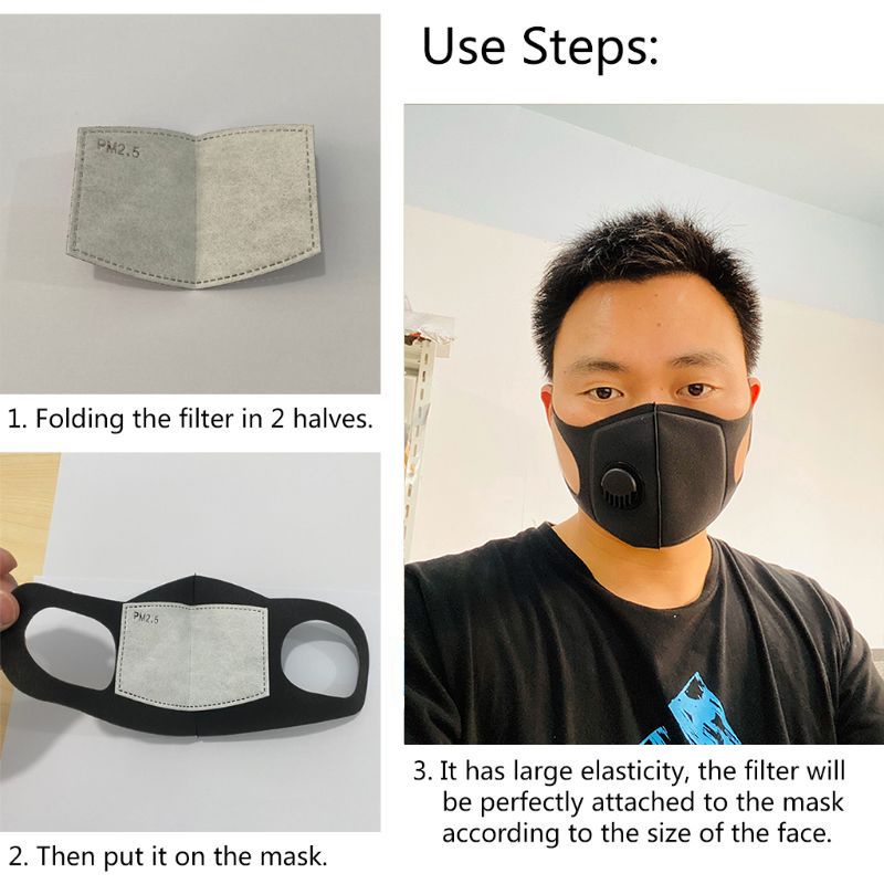 Set 20 Bộ Lọc Không Khí Chống Bụi Có Thể Tái Sử Dụng