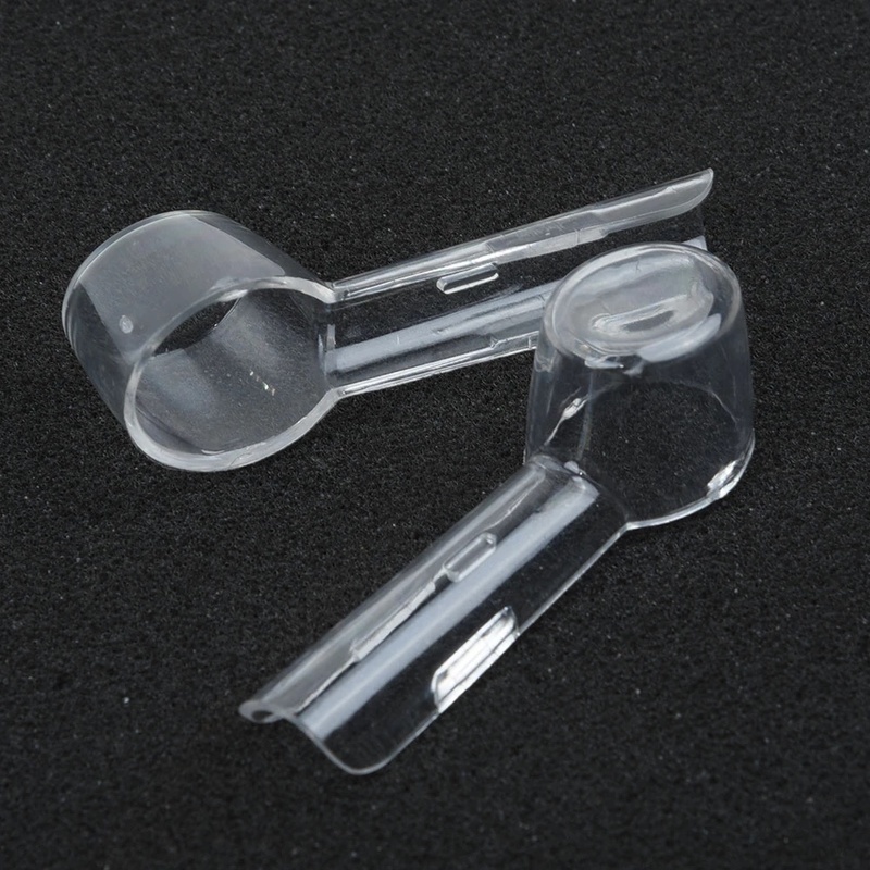 Set 2 Vỏ Trong Suốt Bảo Vệ Đầu Bàn Chải Đánh Răng Điện Chống Bụi