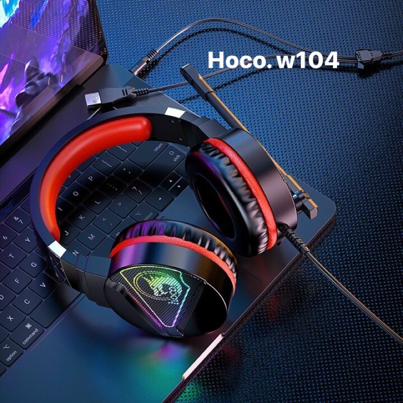 Tai nghe Gaming Trùm tai chân USB 3.5 HOCO W104
