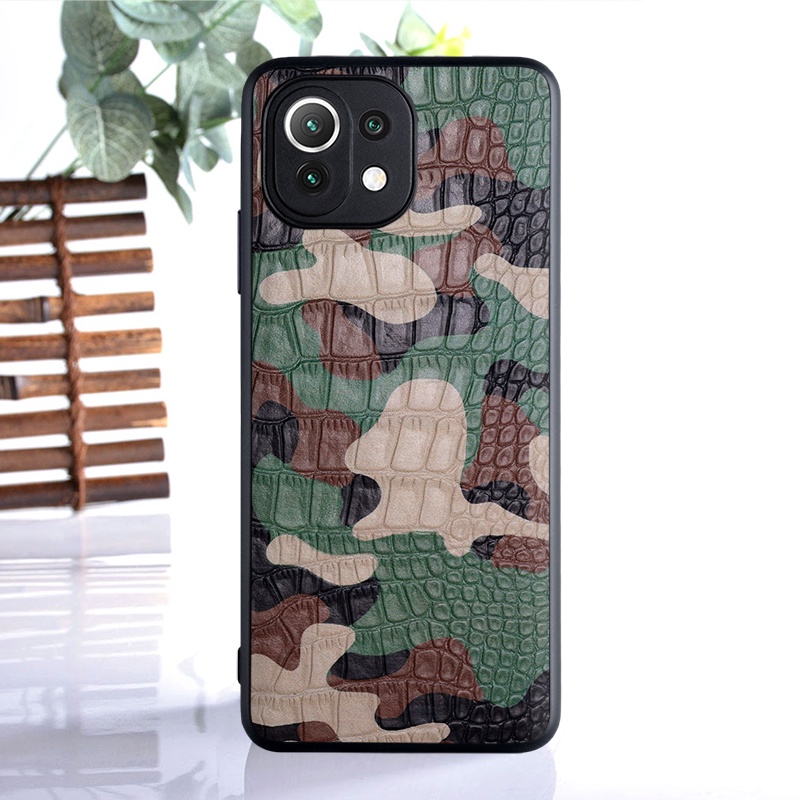Ốp Bao Da Điện Thoại Mềm Họa Tiết Rằn Ri Cao Cấp Cho xiaomi mi 11 lite pro ultra 5g ne xiaomi mi 11 lite Ốp