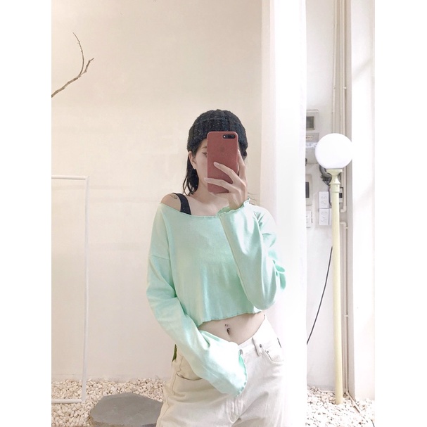 áo croptop quấn viền ( GUMMIE TOP)