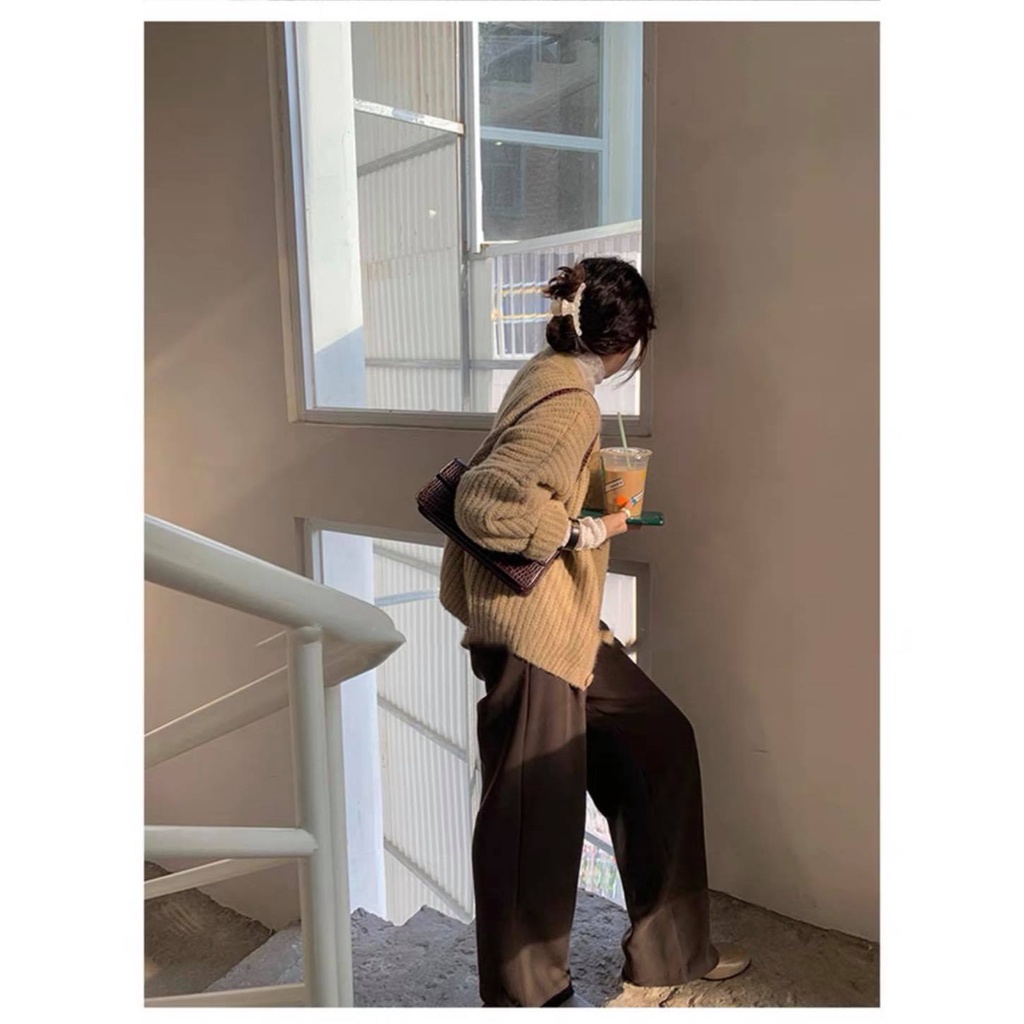 Áo cardigan nữ, áo khoác len phong cách dễ thương chất len siêu dày mã 2256