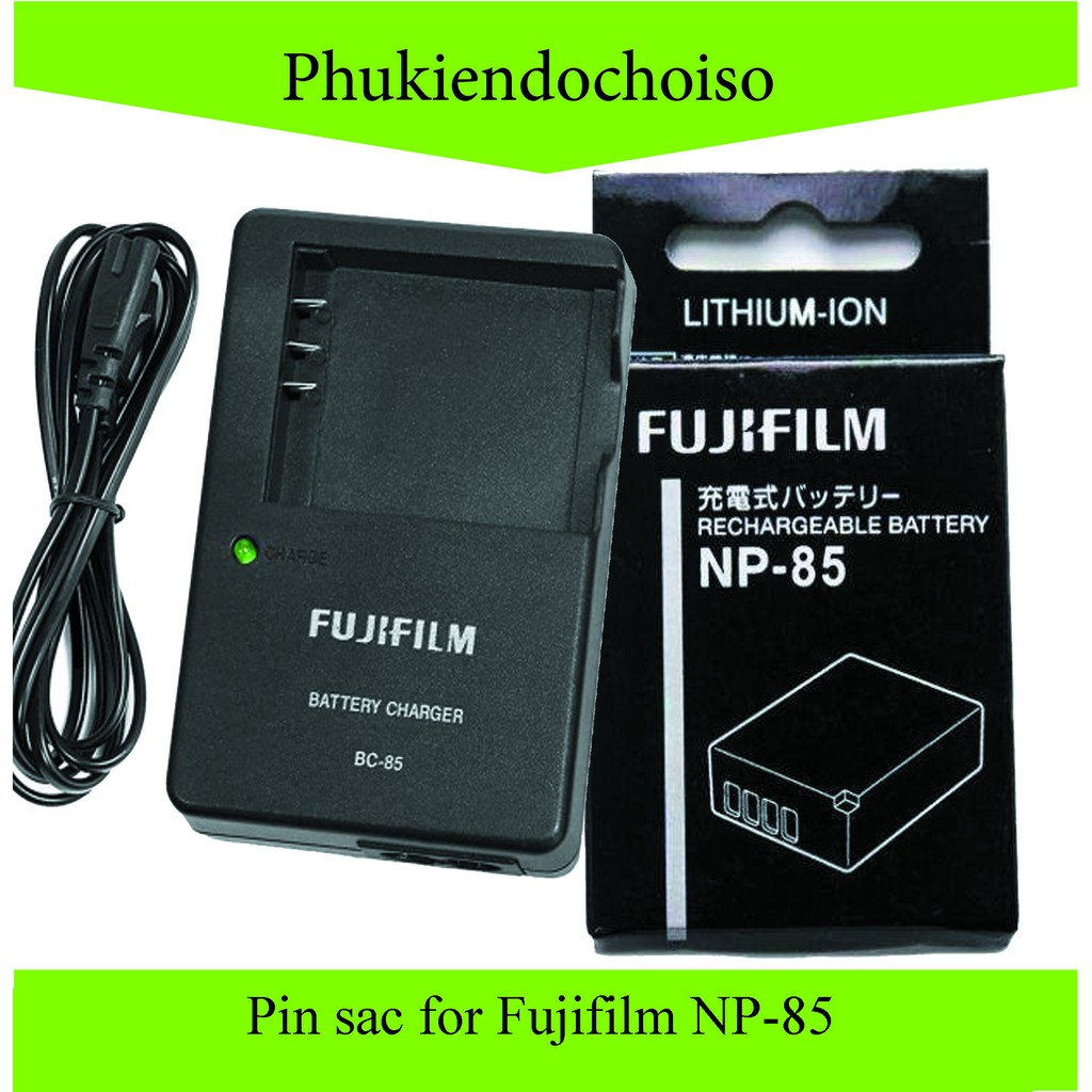 Bộ pin sạc thay thế cho Fujifilm NP-85