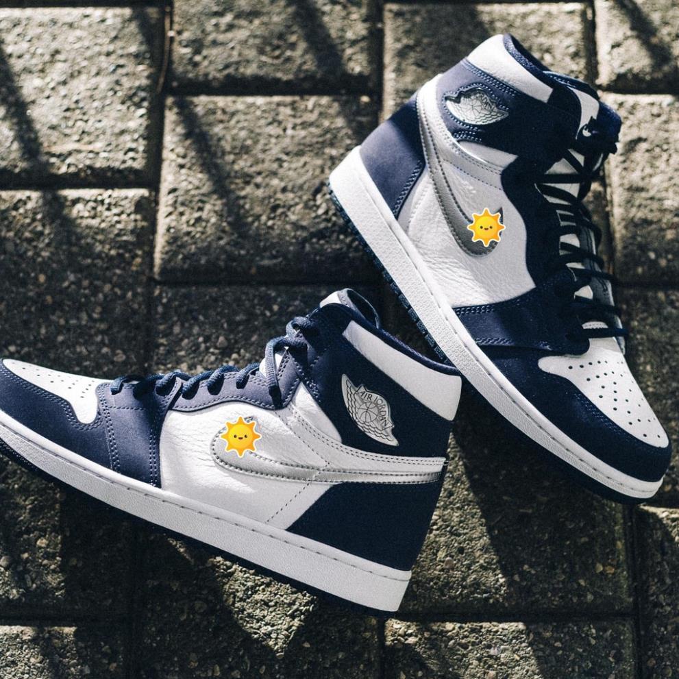 Giày thể thao Jordan NAVY Xanh Than Cổ Cao Cổ Thấp Nam Nữ cực chất dễ phối đồ FullBox