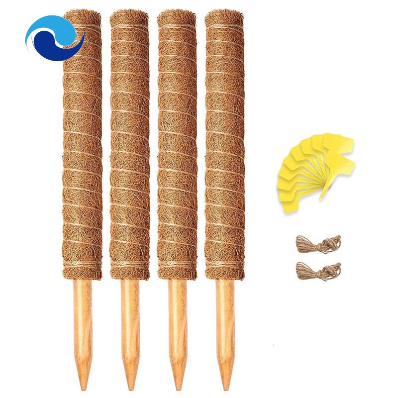 Set 4 Thanh Cắm Đất Coir Dùng Để Hỗ Trợ Trồng Cây Dây Leo Có Thể Tái Sử Dụng