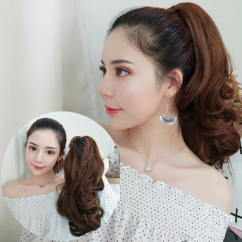 TÓC GIẢ NGOẶM XOĂN NGẮN CAO CẤP.