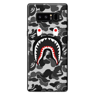 Ốp Lưng Samsung NOTE 8 - Bape Xám Đen