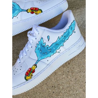 giày AF1 custom súng nước/chất độc