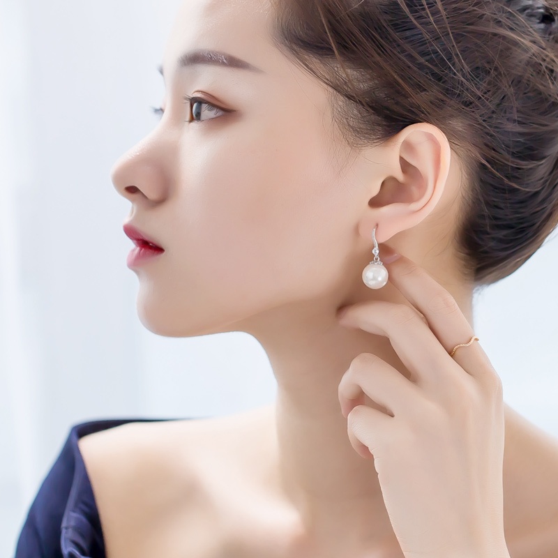 Bông tai bạc nữ DaLiA Jewelry đủ màu hạt trai xinh