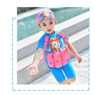 Áo phao bơi trợ nổi cho bé ( kèm mũ )
