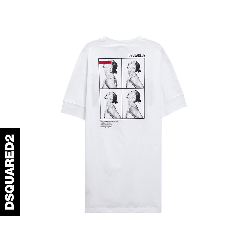 Áo Thun Nam Tay Ngắn In Chữ DSQUARED2 / D2 Power