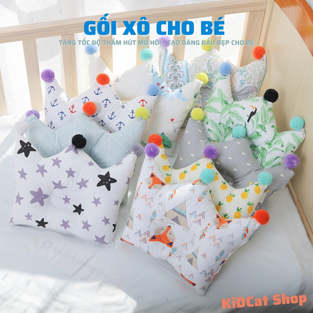 Gối chống bẹp đầu cho bé sơ sinh Miracle Baby Cotton Organic