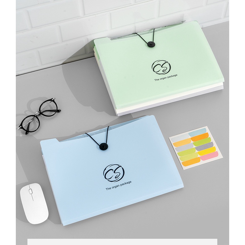 Bìa đựng tài liệu nhiều ngăn MODINA, túi đựng tài liệu 5 8 12 ngăn