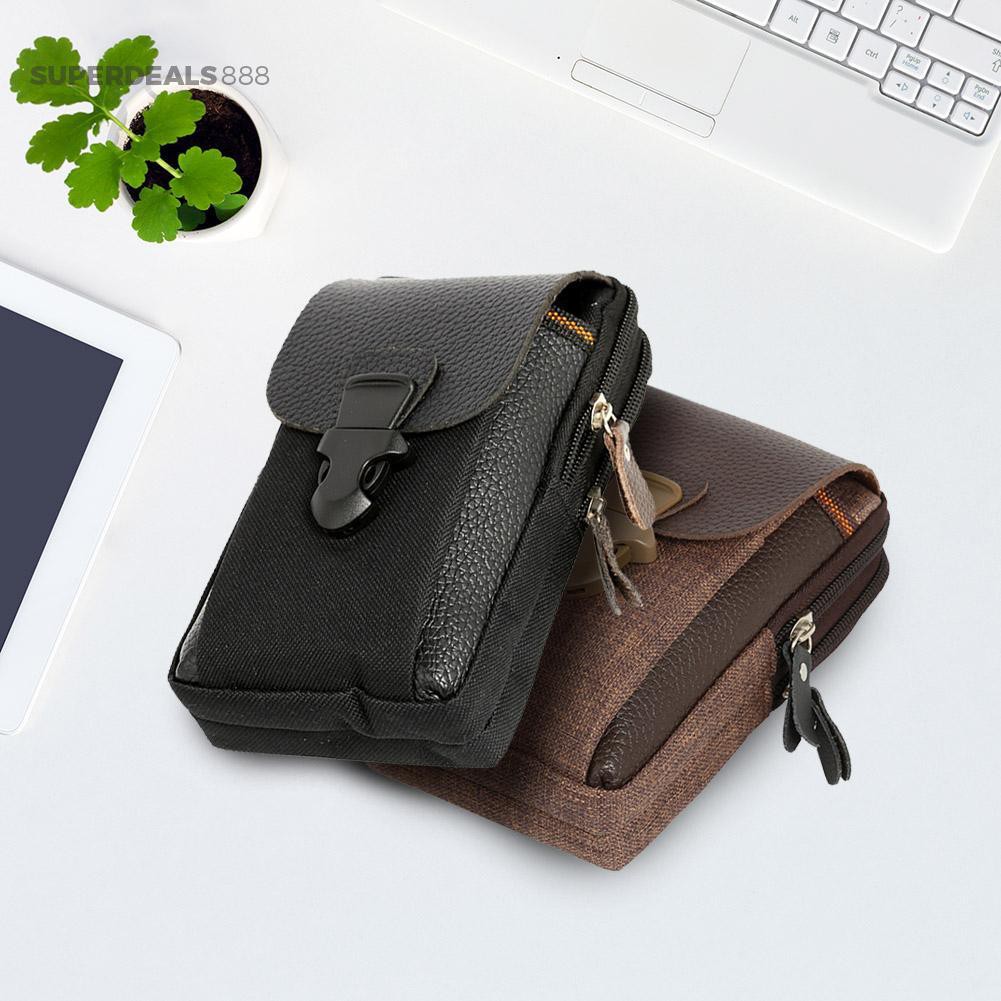 Túi đựng điện thoại 6 inch đeo thắt lưng đa năng cá tính cho nam