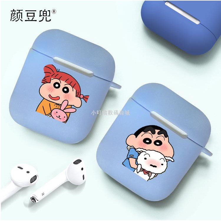 Vỏ Bọc Hộp Sạc Tai Nghe Không Dây Airpods 2 / 3 Thiết Kế Hình Cậu Bé Bút Chì Shin Dễ Thương | BigBuy360 - bigbuy360.vn