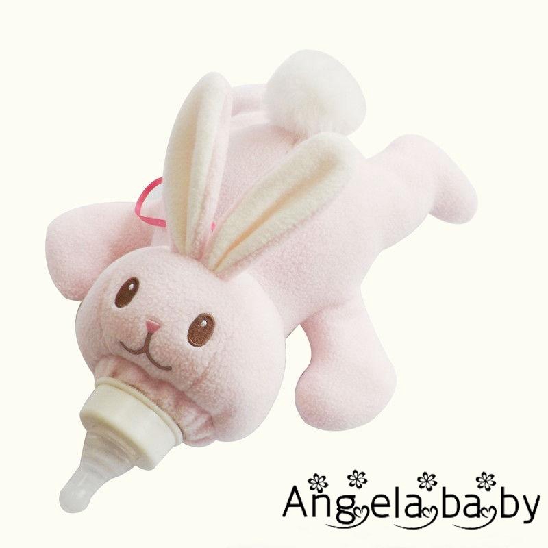 Cute Baby Feeding Bottle Plush Pouch Covers Nursing Keep Warm Stuffed Toys