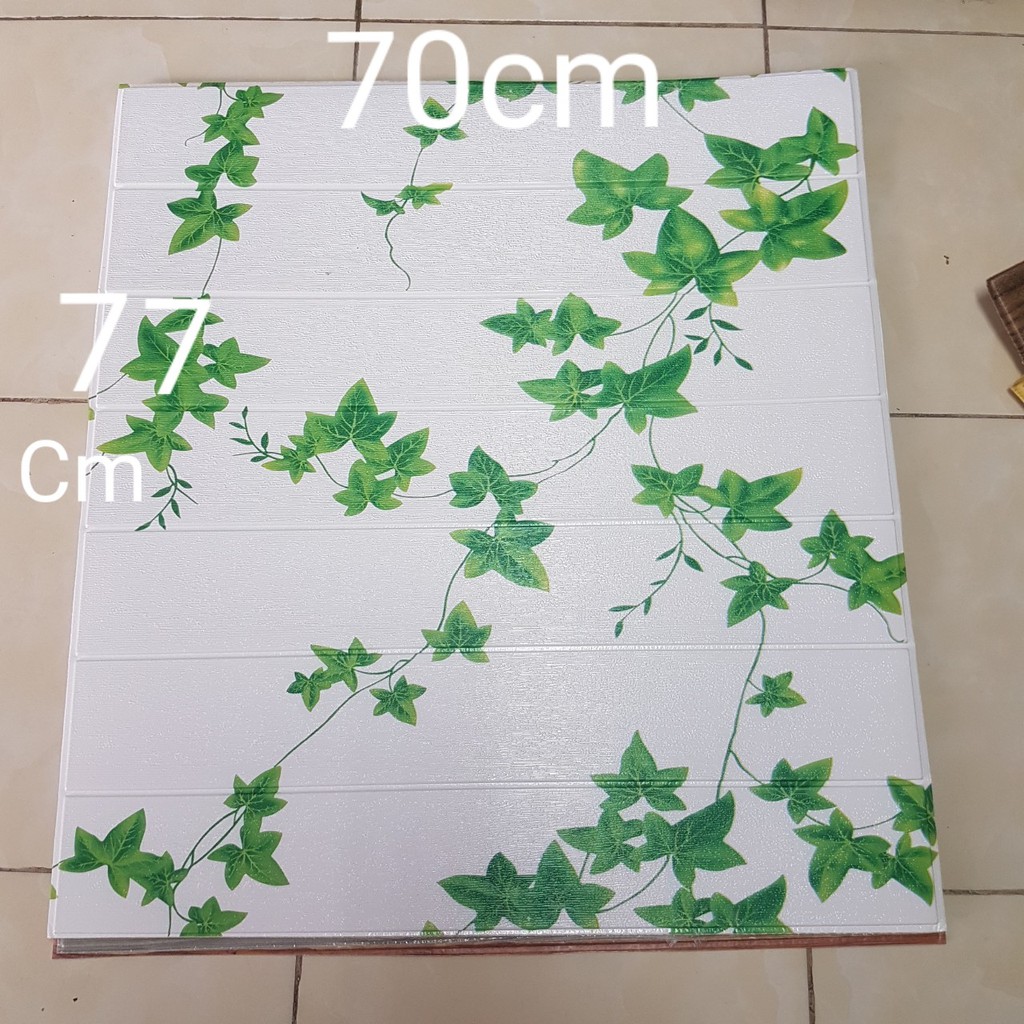 [RẺ VÔ ĐỊCH] 🌻 Xốp Dán Tường Giả Gỗ 3D Loại 1 - KHỔ LỚN 77 X 70CM - Chống Nóng, Chống Thấm, Cách Âm