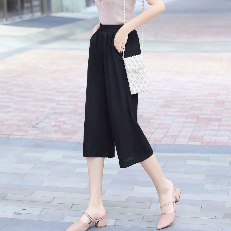 [Mã FADIRECT20 giảm 20K đơn 150K] Quần Lửng Ống Rộng Màu Trơn Cho Nữ Blxy520.Vn | BigBuy360 - bigbuy360.vn