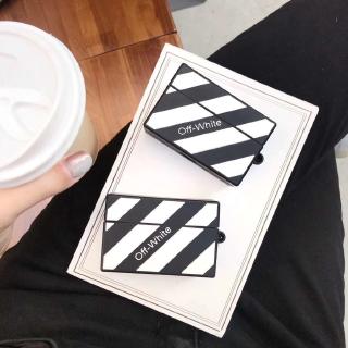 Case OFF White bằng Silicone mềm hình hoạt hình dành cho hộp tai nghe không dây AirPods Pro