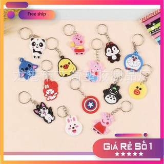 Móc chìa khóa chibi siêu dễ thương