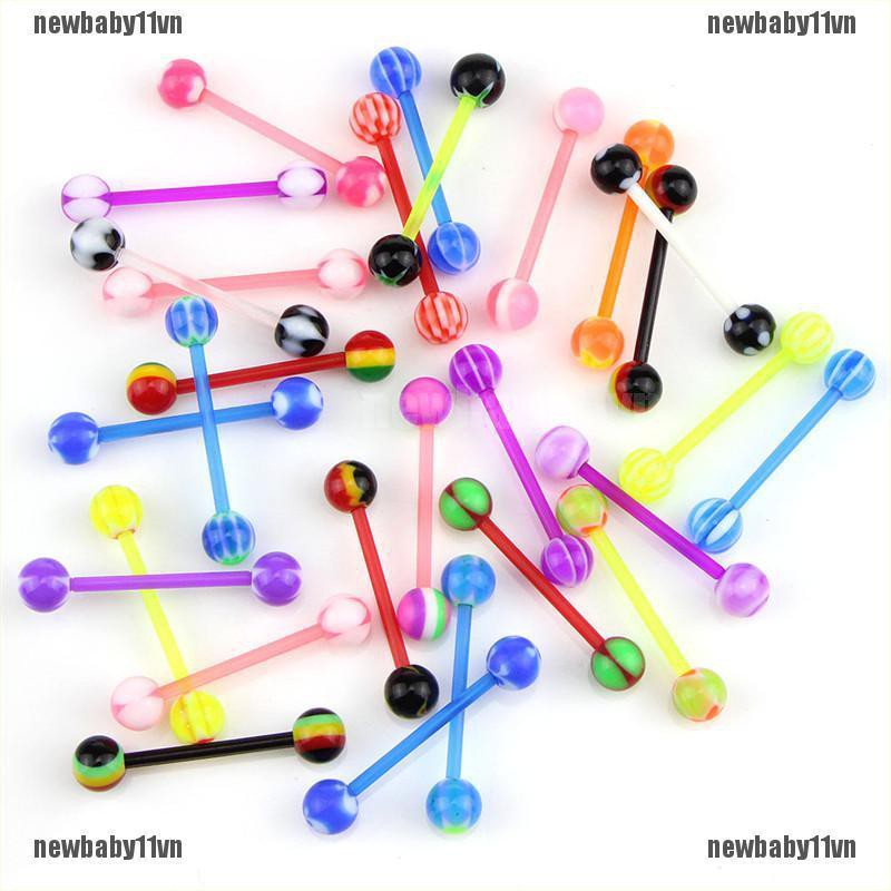 Set 20 Khuyên Cơ Thể Nhiều Màu Sắc