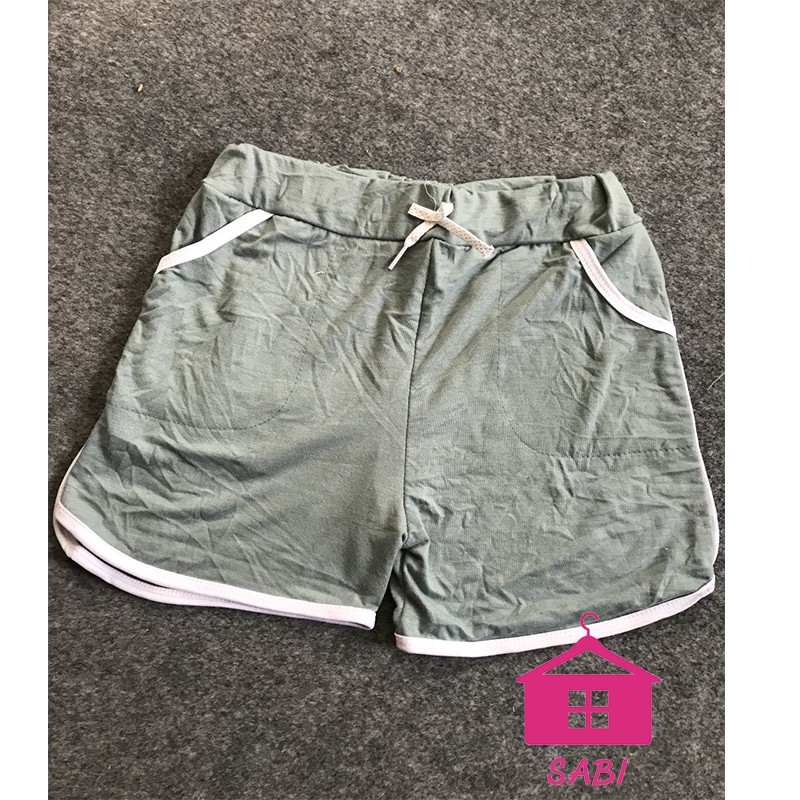 [BÁN SỈ] Quần đùi nữ thun thể thao tập gym mặc nhà [FREE SIZE DƯỚI 70KG] chất dày dặn - Quần short nữ SABI SHOP | BigBuy360 - bigbuy360.vn