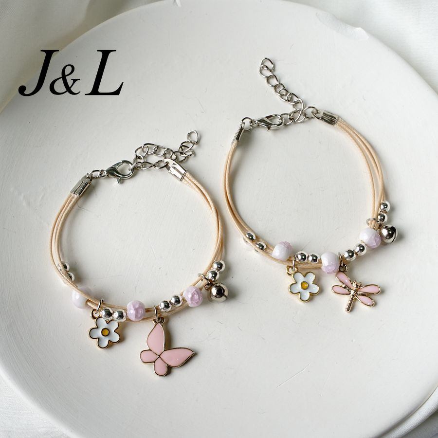 Vòng Tay Nhiều Lớp Hợp Kim Xỏ Hạt Thời Trang Cho Phụ Nữ