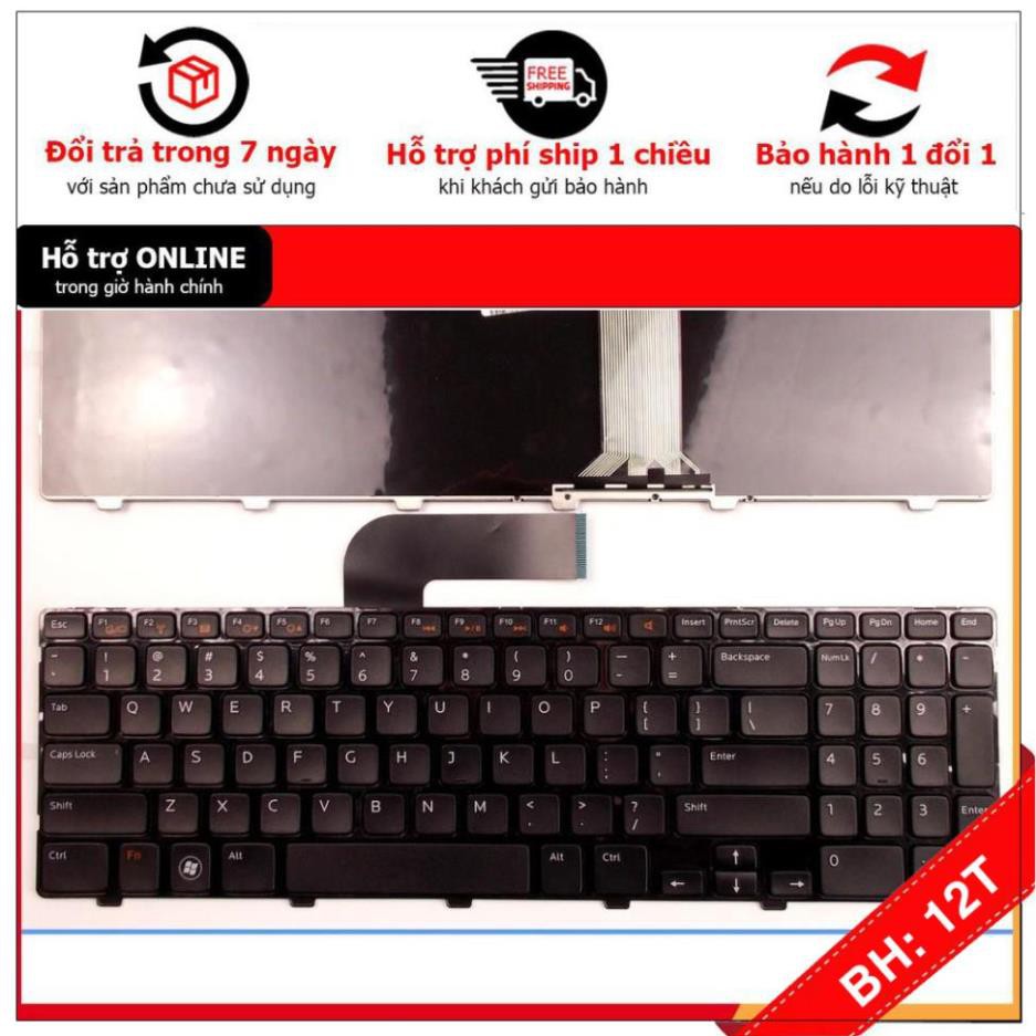 BH12TH . BÀN PHÍM LAPTOP DELL Inspiron 15R N5110 M5110 M5010 M501Z M511R
