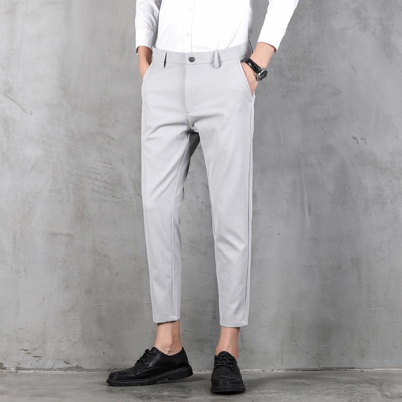 ❤️HÀNG CAO CẤP❤️ Quần Âu Nam Đẹp Kiểu Dáng Ôm Body Hàn Quốc Vải Mịn Co giãn Chống Nhăn Không Bai Màu | BigBuy360 - bigbuy360.vn