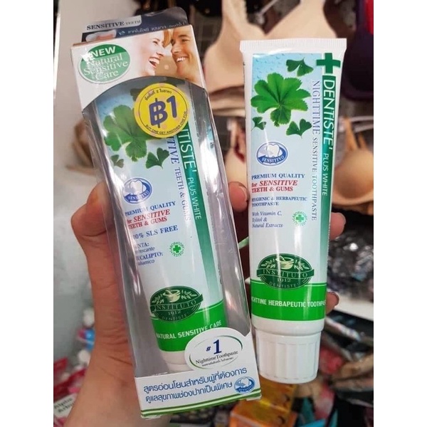 Kem Đánh Răng Dentiste Thái Lan Thảo Dược Tuýp 100g