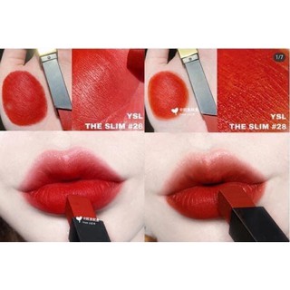 Son YSL The Slim màu 26 - đỏ ánh cam gạch