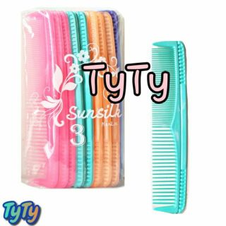 1 bịch 10 cây lược chải tóc cán dài