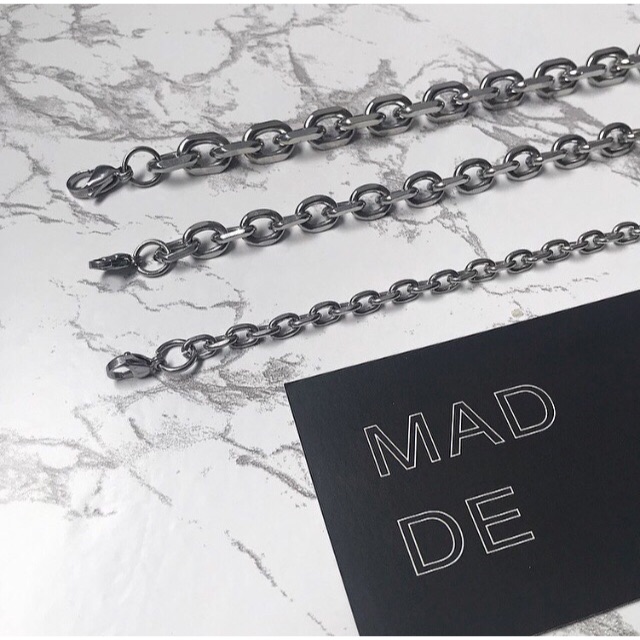 Vòng tay xích vuông inox - chain high / bracelet 4li-7li-10li-12li (BCH4 / BCH7 / BCH10 / BCH12) | BigBuy360 - bigbuy360.vn