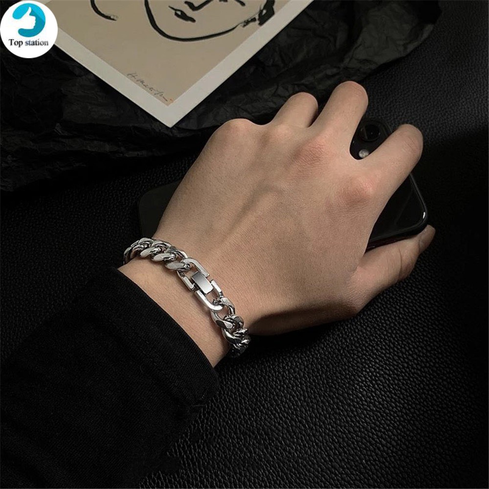 Vòng Tay Inox Sáu Mặt Cá Tính Cho Nam Và Nữ