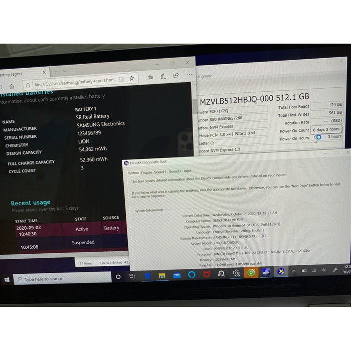 Laptop Samsung galaxy book QLED/ i7-10510u/ 12G/ 512G/ 99% giá rẻ | BigBuy360 - bigbuy360.vn