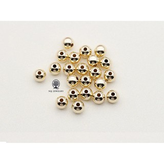 Bi bạc mạ vàng 3mm