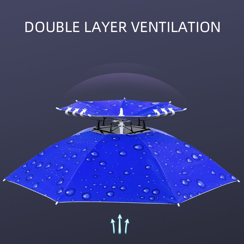 Dù Chống Nắng Hai Lớp Thoáng Khí Tiện Lợi Dễ Sử Dụng