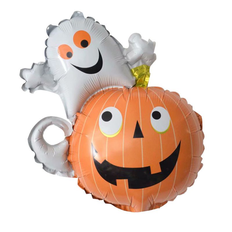 Bong bóng lá nhôm chủ đề Halloween trang trí tiệc tùng tiện dụng