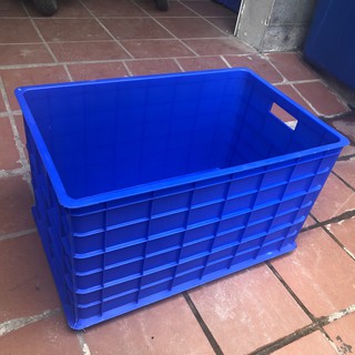 Thùng nhựa đặc 5 bánh xe - Kt : 780x500x430 mm