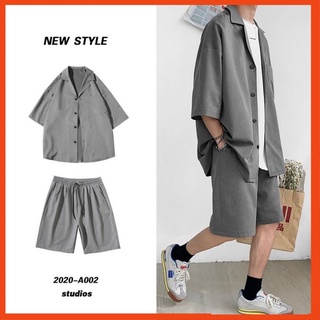 Set Blazer Nam phong cách Hàn Quốc-Áo Blazer và Quần Short Unisex  phù hợp với nam và nữ SB005
