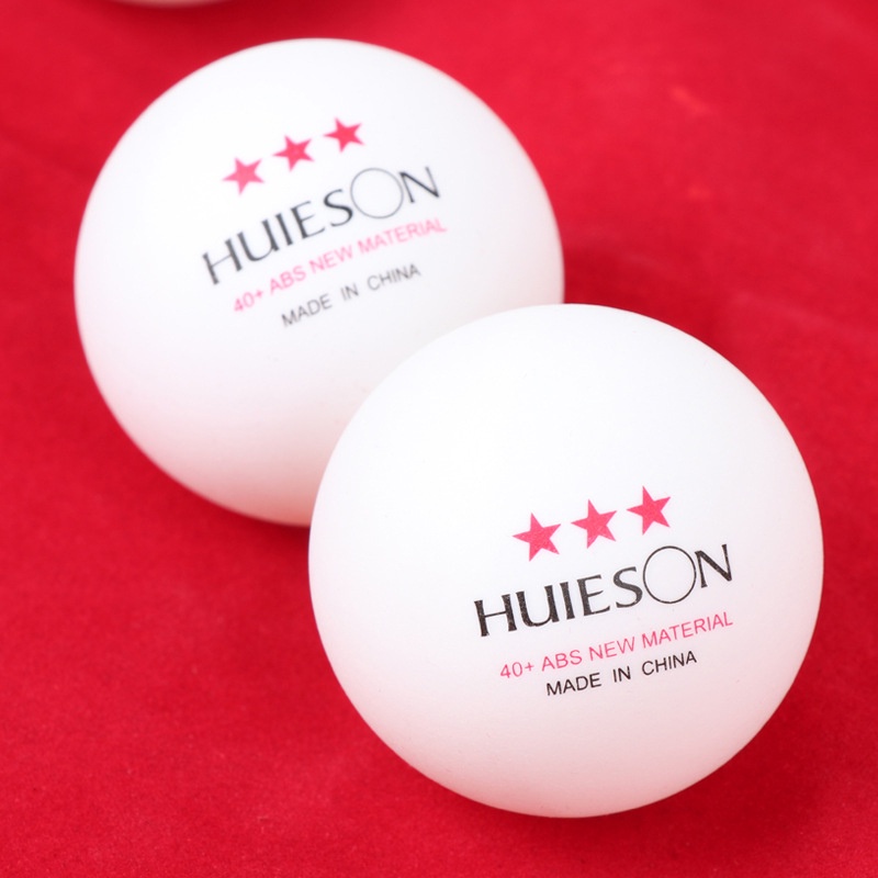 Bóng Bàn Luyện Tập，Banh bóng bàn Hueison / Loki 3 sao chất lượng cực tốt màu trắng 【50+ Quả rẻ hơn】 Hàng Chính Hãng