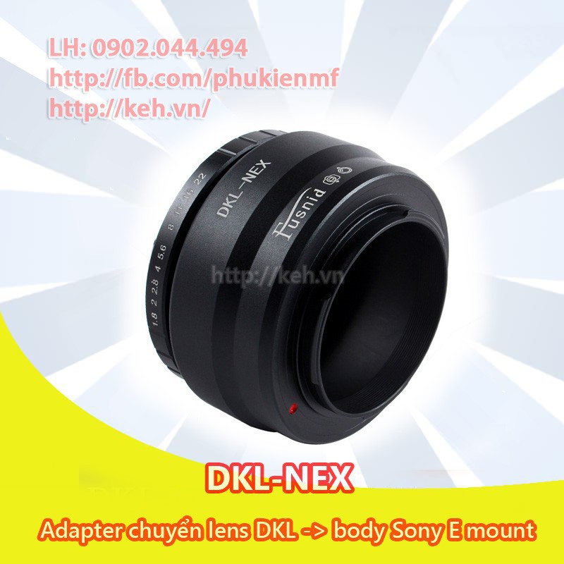 [Mã 253ELSALE hoàn 7% đơn 300K] DKL-NEX Ngàm chuyển lens mount DKL sang body Sony NEX / E mount