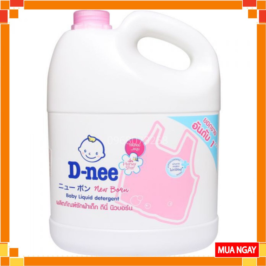 Nước Giặt Dnee Thái Lan 3000ml – Nước Giặt Cho Bé Dnee Xanh, Tím, Hồng