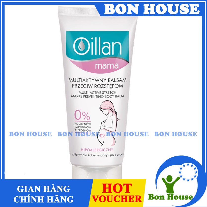 Tinh Chất Giảm Rạn Da OILLAN Mama Stretch Marks Reducing Concentrate An Toàn Cho Cả Phụ Nữ Mang Thai 40ml