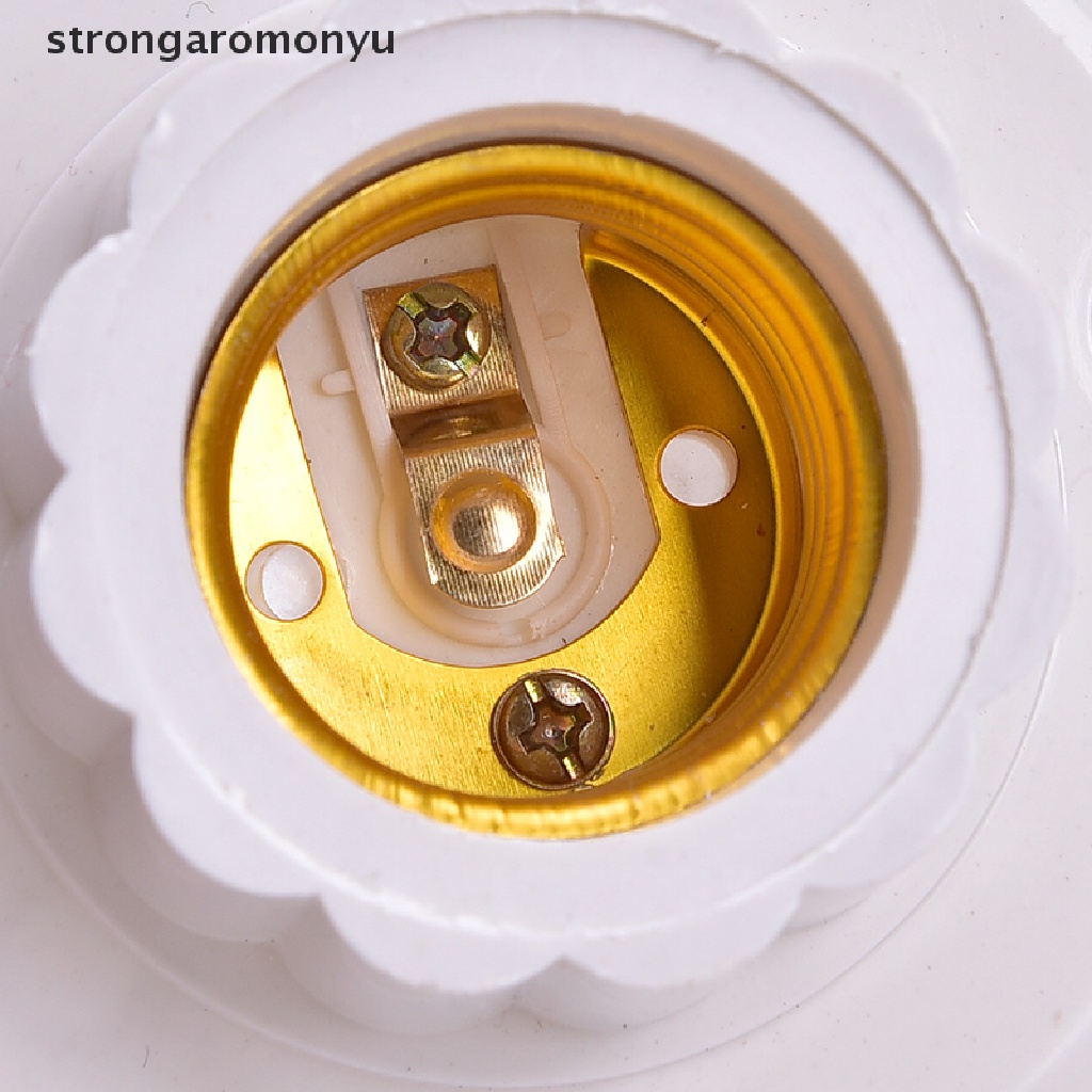 Đui đèn led thả trần e27 dáng tròn có vít vặn