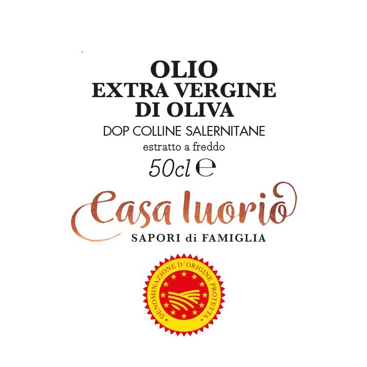 Dầu Olive Nguyên chất Đặc biệt vùng đồi Salernitane 250ml - Thương hiệu Casa Lourio nhập khẩu từ Ý