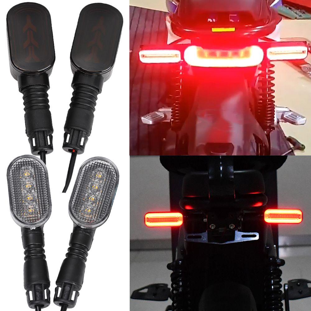 1 Cặp Đèn Cảnh Báo An Toàn Gắn Đuôi Xe Đạp Điện 36V-72V